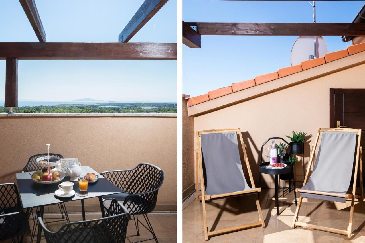 Cesare Apartment, With Swimming Pool And Sea View Ližnjan المظهر الخارجي الصورة