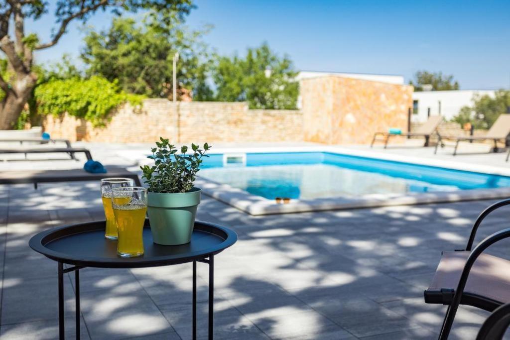 Cesare Apartment, With Swimming Pool And Sea View Ližnjan المظهر الخارجي الصورة